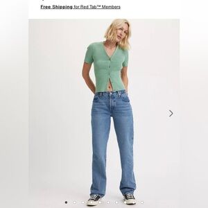 Levi's - NWT - Blue Straight Jeans Classic Denim Style